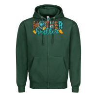 Sports Green mother hustler Zipper Hoodie - texasbilliewilder