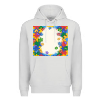 Dove Grey autism Premium Hoodie - MaliasSmallBusiness