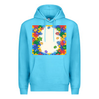 Ocean Blue autism Premium Hoodie - MaliasSmallBusiness