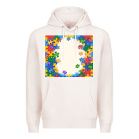 Pale Pink autism Premium Hoodie - MaliasSmallBusiness
