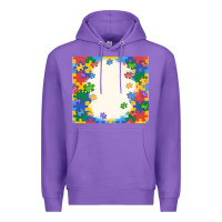 Purple autism Premium Hoodie - MaliasSmallBusiness