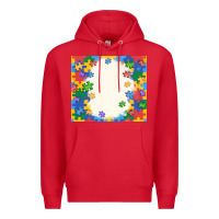 Red autism Premium Hoodie - MaliasSmallBusiness