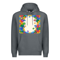 Rock autism Premium Hoodie - MaliasSmallBusiness