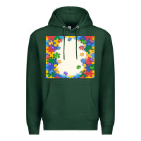 Sports Green autism Premium Hoodie - MaliasSmallBusiness