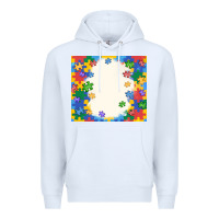 White autism Premium Hoodie - MaliasSmallBusiness