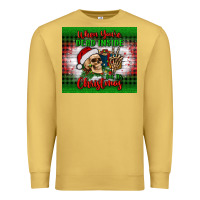 Antique Gold when you’re dead inside but it's christmas tumbler Premium Sweatshirt - BundleAndBundleShop