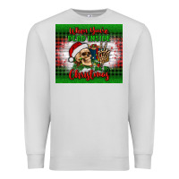 Dove Grey when you’re dead inside but it's christmas tumbler Premium Sweatshirt - BundleAndBundleShop