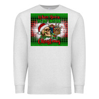 Oatmeal Heather when you’re dead inside but it's christmas tumbler Premium Sweatshirt - BundleAndBundleShop