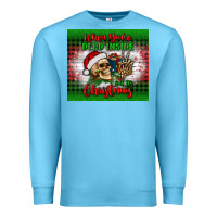 Ocean Blue when you’re dead inside but it's christmas tumbler Premium Sweatshirt - BundleAndBundleShop