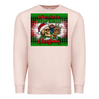Pale Pink when you’re dead inside but it's christmas tumbler Premium Sweatshirt - BundleAndBundleShop