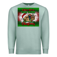 Seafoam when you’re dead inside but it's christmas tumbler Premium Sweatshirt - BundleAndBundleShop