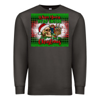 Smoke when you’re dead inside but it's christmas tumbler Premium Sweatshirt - BundleAndBundleShop