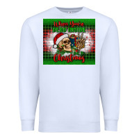 White when you’re dead inside but it's christmas tumbler Premium Sweatshirt - BundleAndBundleShop