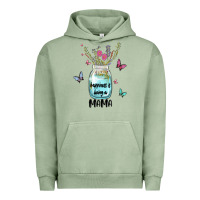Pigment Oil Green mama preview costom name Urban Hoodie - MaliasSmallBusiness