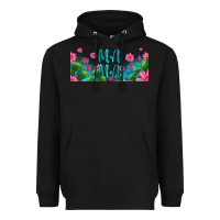 Black cactus and flowers mama libbey glass Heavyweight Hoodie - HRA Design Shop
