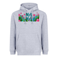Heather Grey cactus and flowers mama libbey glass Heavyweight Hoodie - HRA Design Shop