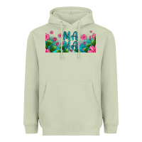 Matcha cactus and flowers mama libbey glass Heavyweight Hoodie - HRA Design Shop