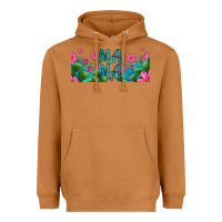 Meerkat cactus and flowers mama libbey glass Heavyweight Hoodie - HRA Design Shop