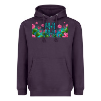 Plum cactus and flowers mama libbey glass Heavyweight Hoodie - HRA Design Shop