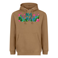 Toasted Coconut cactus and flowers mama libbey glass Heavyweight Hoodie - HRA Design Shop