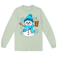 Matcha cute snowman Long Sleeve Tee - Zillion Design Studio
