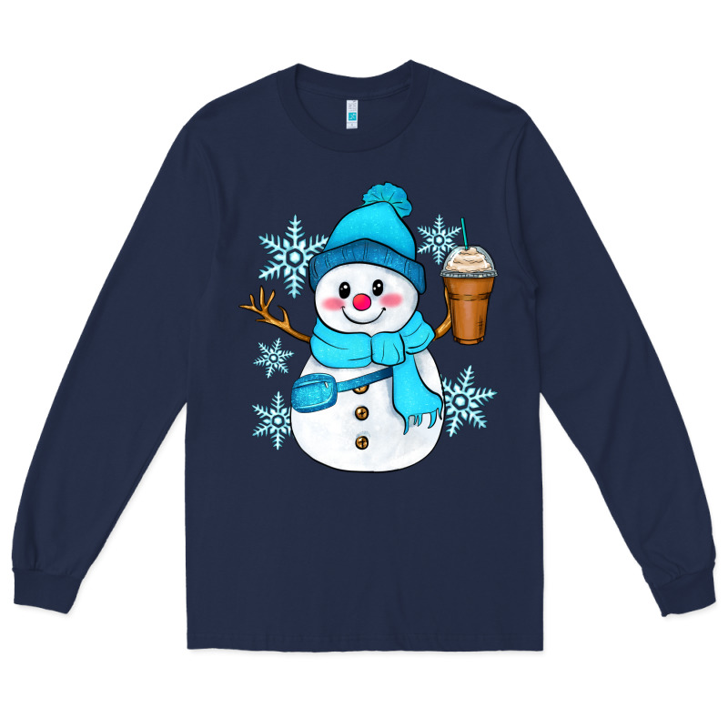 Cute Snowman Long Sleeve Tee by Zillion Design Studio | Teevron