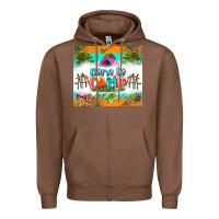 Chestnut born to camp Zipper Hoodie - Zillion Design Studio