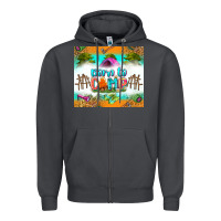 Smoke born to camp Zipper Hoodie - Zillion Design Studio