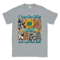 Heather Grey i have two titles mom and nana and i rock them bot Classic Tee - Zillion Design Studio