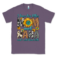 Lavender i have two titles mom and nana and i rock them bot Classic Tee - Zillion Design Studio