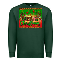 Sports Green merry christmas tumbler Premium Sweatshirt - BundleAndBundleShop
