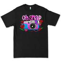 Black Oh Snap Premium Tee - CowhideDigitalArt