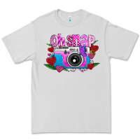 Dove Grey Oh Snap Premium Tee - CowhideDigitalArt