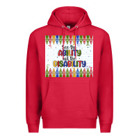 Cardinal see the ability not the disability Premium Hoodie - MaliasSmallBusiness