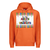 Carrot see the ability not the disability Premium Hoodie - MaliasSmallBusiness