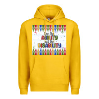 Lemon see the ability not the disability Premium Hoodie - MaliasSmallBusiness