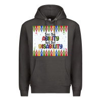 Smoke see the ability not the disability Premium Hoodie - MaliasSmallBusiness