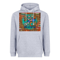 Heather Grey boom bitch get out the way Heavyweight Hoodie - HRA Design Shop