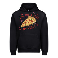 Black you got a pizza my heart Urban Hoodie - MaliasSmallBusiness