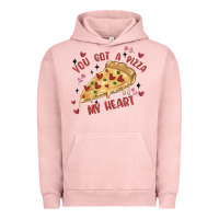 Pigment Salmon you got a pizza my heart Urban Hoodie - MaliasSmallBusiness