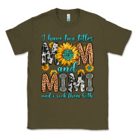 Army Green i have two titles mom and mimi and i rock them bot Classic Tee - Zillion Design Studio