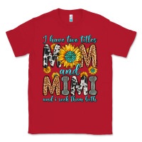 Red i have two titles mom and mimi and i rock them bot Classic Tee - Zillion Design Studio