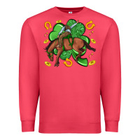 Cardinal cowboy with shamrock Premium Sweatshirt - Artiststas