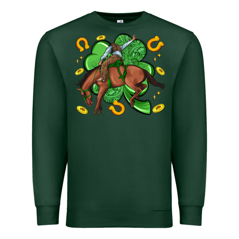 Cowboy With Shamrock Premium Sweatshirt by Artiststas | Teevron