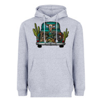 Heather Grey soldier truck Heavyweight Hoodie - CowhideDigitalArt