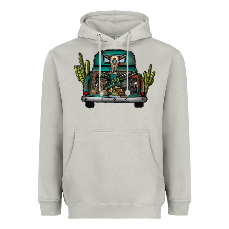 Soldier Truck Heavyweight Hoodie by CowhideDigitalArt | Teevron