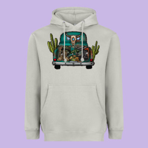 Soldier Truck Heavyweight Hoodie Designed By Cowhidedigitalart