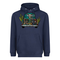 Navy soldier truck Heavyweight Hoodie - CowhideDigitalArt