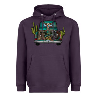 Plum soldier truck Heavyweight Hoodie - CowhideDigitalArt