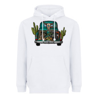 White soldier truck Heavyweight Hoodie - CowhideDigitalArt